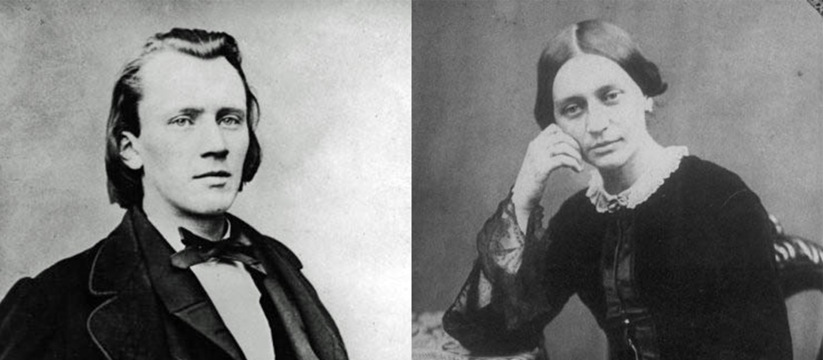 Clara Schumann en Johannes Brahms